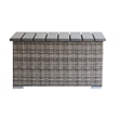 Living Source International 6-Piece Wicker / Rattan Sectional Set in Gray