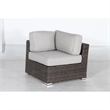 Living Source International Wicker / Rattan 7-Piece Outdoor Set in Espresso