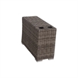 Living Source International 4-Piece Wicker / Rattan Seating Group in Gray