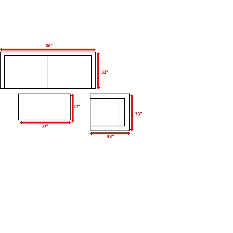 Living Source International 4-Piece Wicker Sectional Seating Group in Espresso