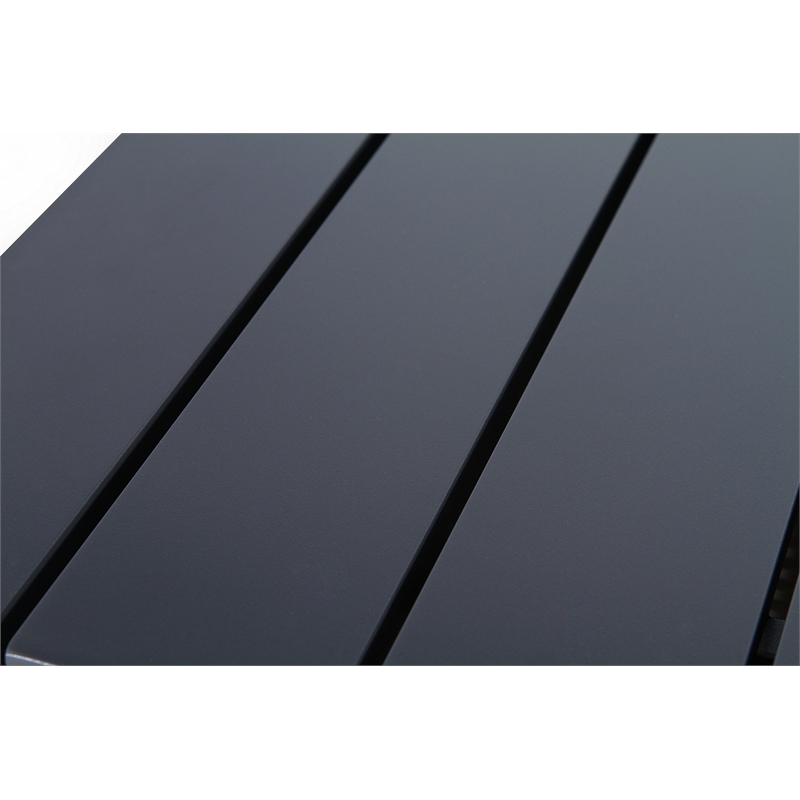 Living Source International 4-Piece Sectional Seating Group in Espresso/Gray