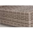 Living Source Intl 4-Piece Wicker / Rattan Sectional Group in Gray Finish
