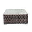 Living Source International 4-Piece Wicker / Rattan Seating Group in Brown