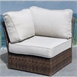 Living Source International 4-Piece Wicker / Rattan Seating Group in Brown
