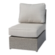 Living Source International 8-Piece Sectional Set with Cushions in Light Brown