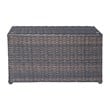 Living Source International 6-Piece Wicker / Rattan Sectional Set in Espresso