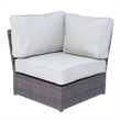 Living Source Intl 7-Piece Wicker / Rattan Outdoor Set with Cushions in Espresso