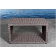 Living Source Intl 3-Pc Wicker / Rattan Seating Group w/ Cushions in Light Brown