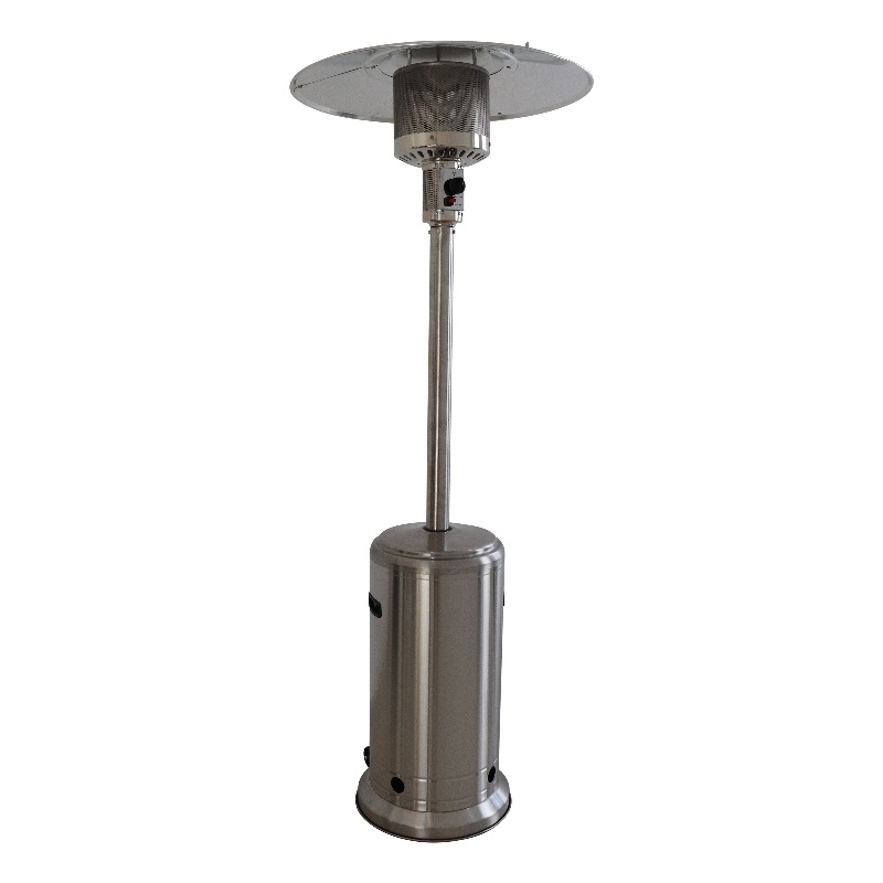 Living Source International Stainless Steel 46000 BTUs Patio Heater in Silver