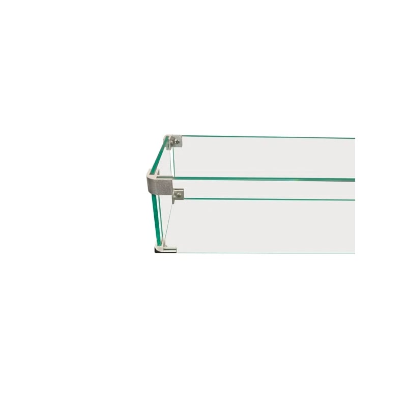 Living Source International  Rectangle Fire Pit Flame Guard