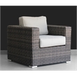 Living Source International Rattan Wicker 2 - Person Seating Group with Cushions