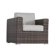 Living Source International Rattan Wicker 2 - Person Seating Group with Cushions