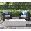 Living Source International Rattan Wicker 2 - Person Seating Group with Cushions