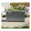Living Source International 24'' H Steel Propane Outdoor Fire Pit Table with Lid
