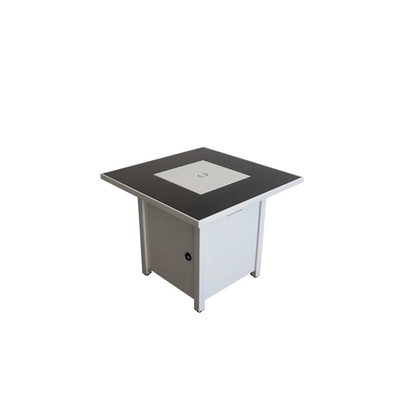 Living Source International 25'' H x 30'' W Steel Outdoor Fire Pit white