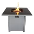 Living Source International 25'' H x 30'' W Steel Outdoor Fire Pit white