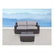 Living Source International 2-Person Wicker / Rattan Seating Group in Brown