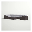 LSI Wicker 5 - Person Seating Group with Cushions