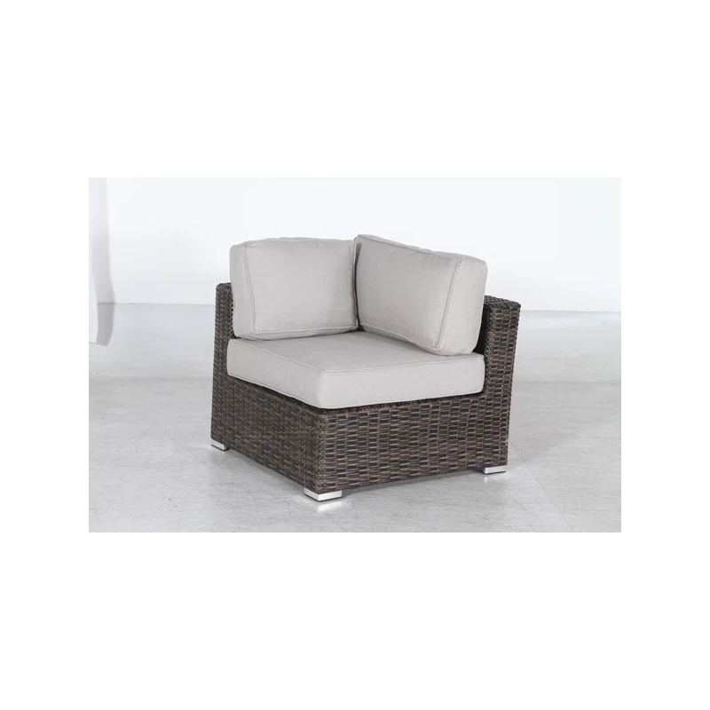 LSI Wicker 5 - Person Seating Group with Cushions