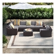 LSI Wicker 5 - Person Seating Group with Cushions