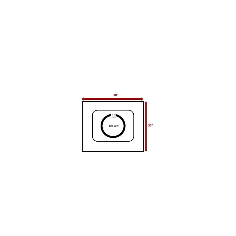 LSI 25'' H x 30'' W Steel Outdoor Fire Pit