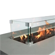 Living Source International Reinforced Concrete Outdoor Fire Pit Table