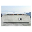 Living Source International Reinforced Concrete Outdoor Fire Pit Table