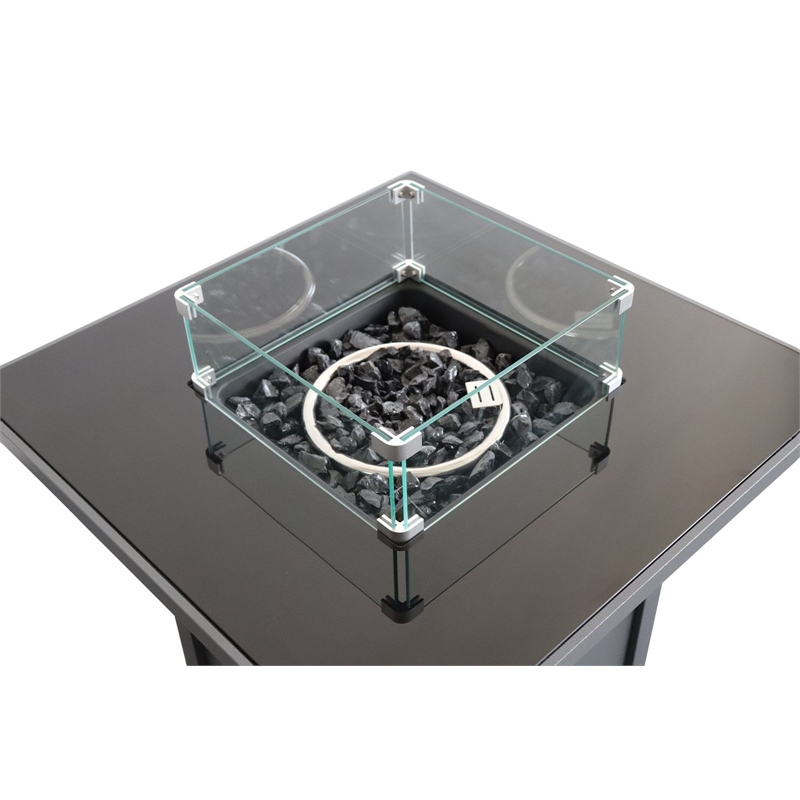 Living Source International  25'' H x 30'' W Steel Outdoor Fire Pit