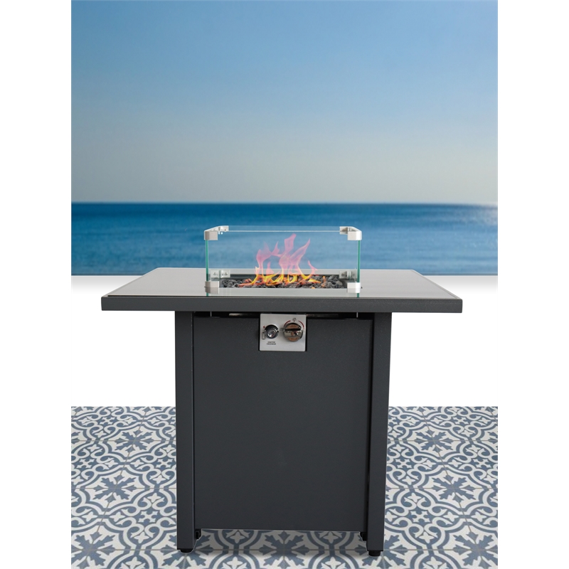 Living Source International  25'' H x 30'' W Steel Outdoor Fire Pit