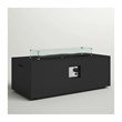 Living Source International Reinforced Concrete Outdoor Fire Pit Table