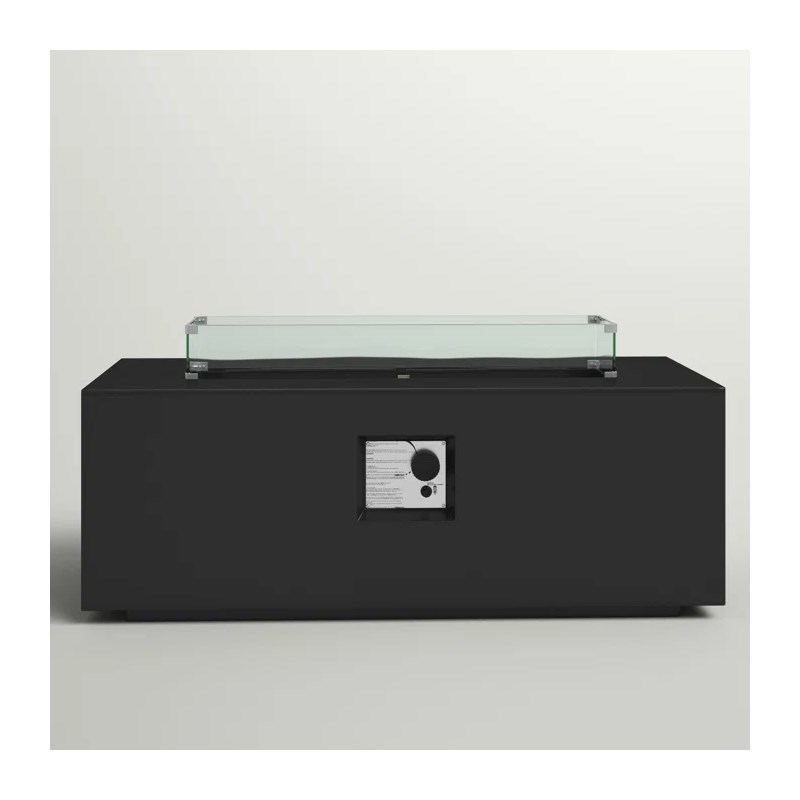 Living Source International Reinforced Concrete Outdoor Fire Pit Table