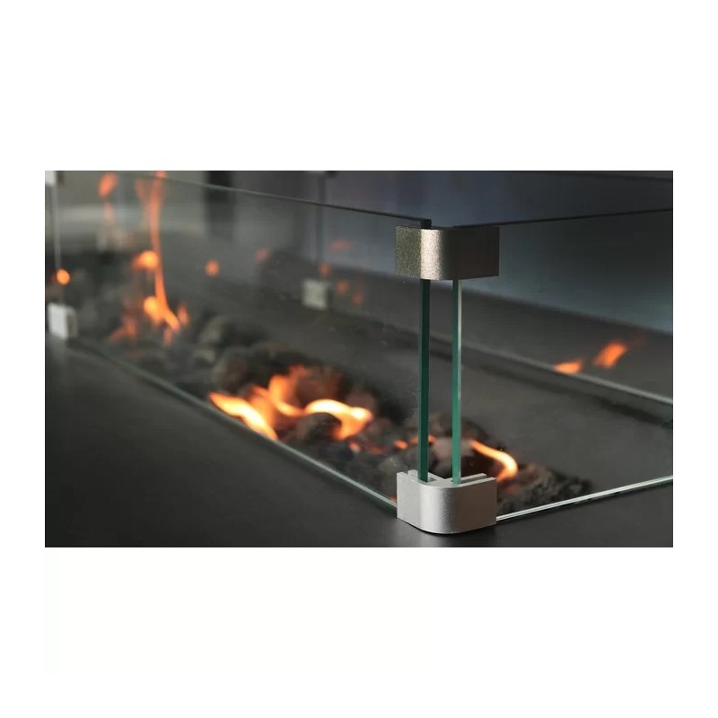 Living Source International Reinforced Concrete Outdoor Fire Pit Table