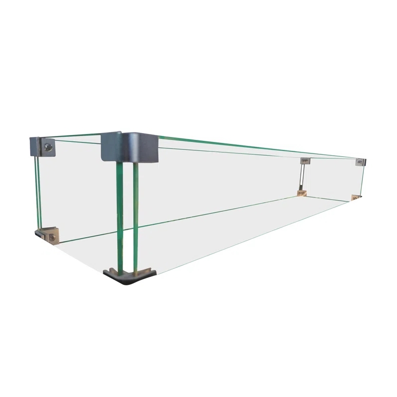 Living Source International Rectangle Fire Pit Flame Guard