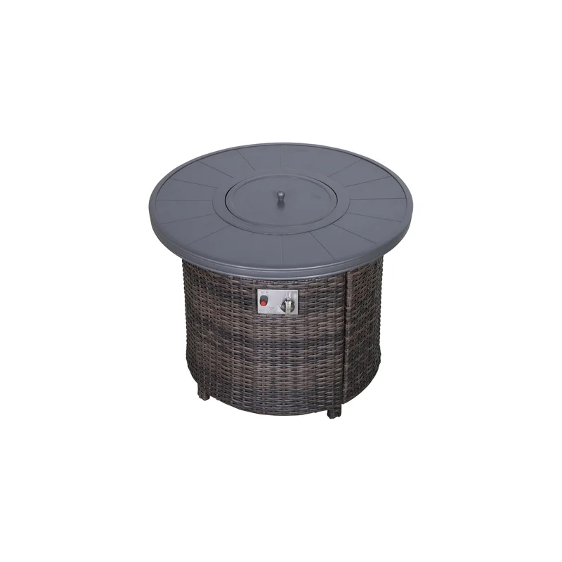 Living Source High-Density Polyethylene Wicker 2 - Person Seating Group Cushions