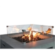Living Source International 12'' H x 34'' W Outdoor Fire Pit Table