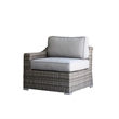 Living Source High-Density Polyethylene Wicker 6 Person Seating Group Cushions