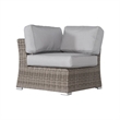 Living Source High-Density Polyethylene Wicker 6 Person Seating Group Cushions