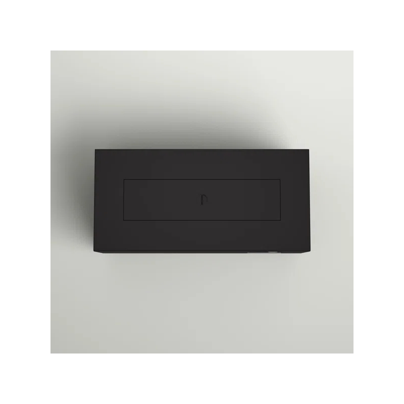 LSI 16'' H x 42'' W Steel Outdoor Fire Pit Table with Lid