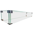 Living Source International Rectangle Fire Pit Flame Guard