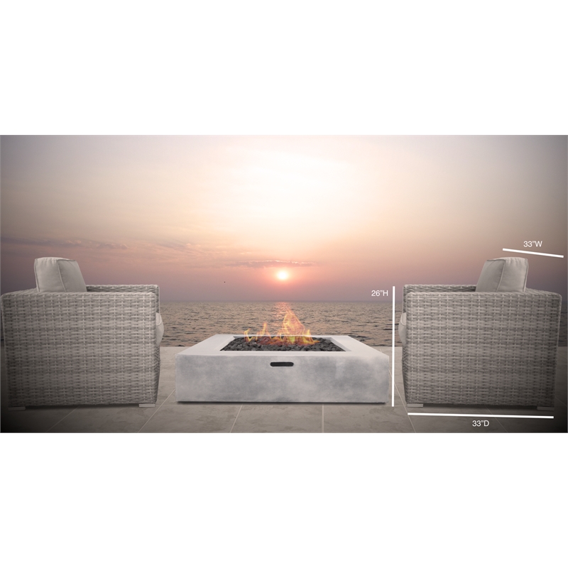 LSI Wicker 2 - Person Seating Group with Cushions