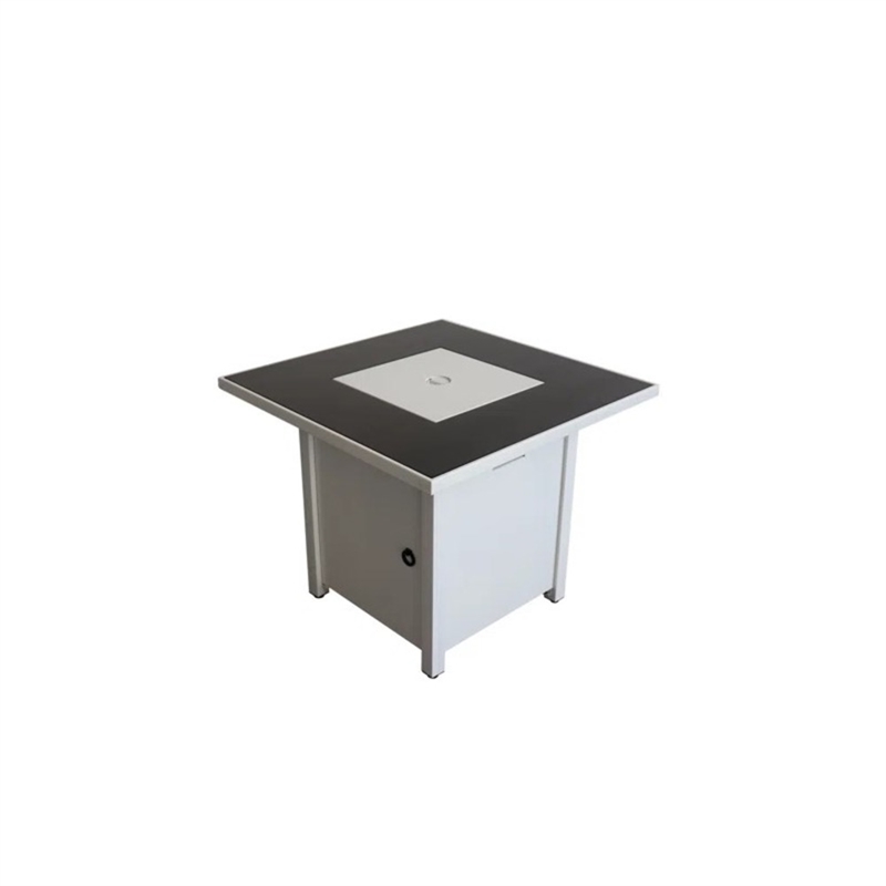 LSI 25'' H x 30'' W Steel Outdoor Fire Pit white