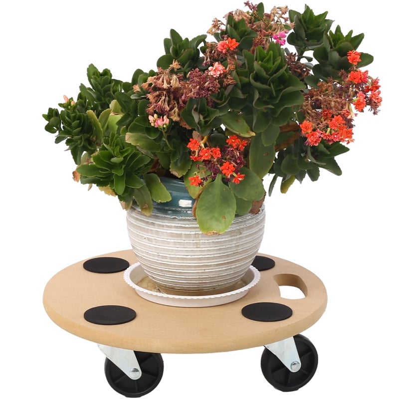 Wooden Furniture Dolly Movers Set of 2 8 in Diameter