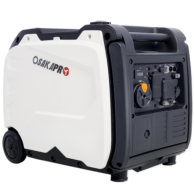 Quiet Portable Inverter Generator with Electric Start and Pure Sine Wave Power