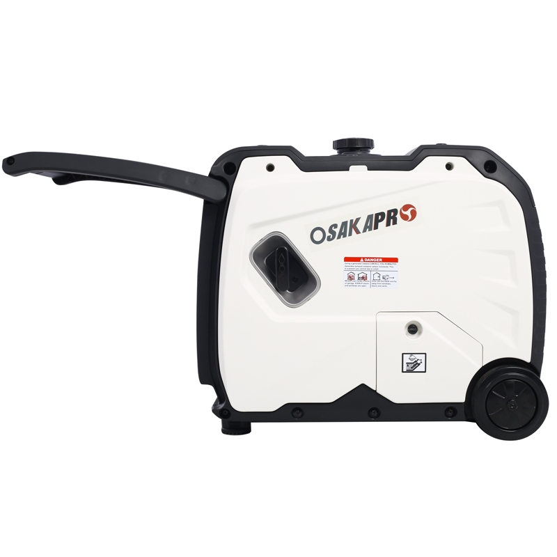 Quiet Portable Inverter Generator with Electric Start and Pure Sine Wave Power