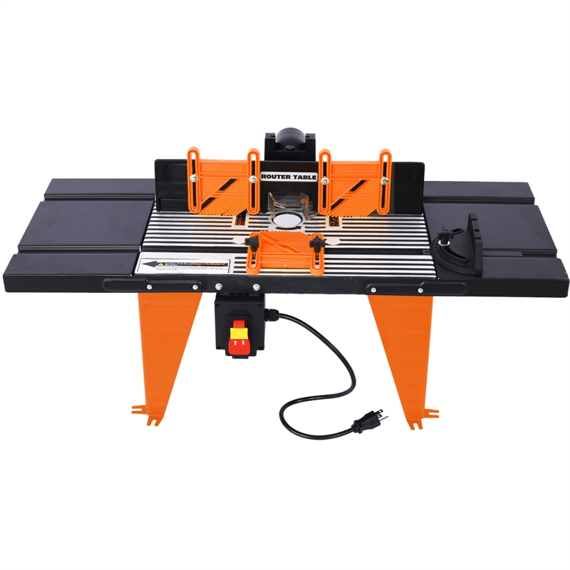 Aluminum Benchtop Router Table with Extension Wings - Precision Woodworking Tool