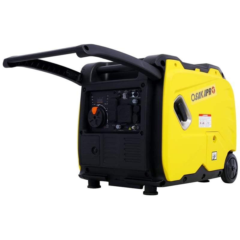 Quiet Portable Inverter Generator with Electric Start and Pure Sine Wave Power