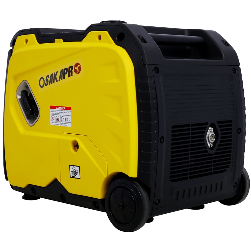 Quiet Portable Inverter Generator with Electric Start and Pure Sine Wave Power