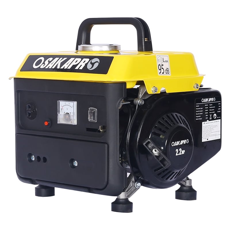 Portable 900W Gas Generator for Home Camping and Tailgating