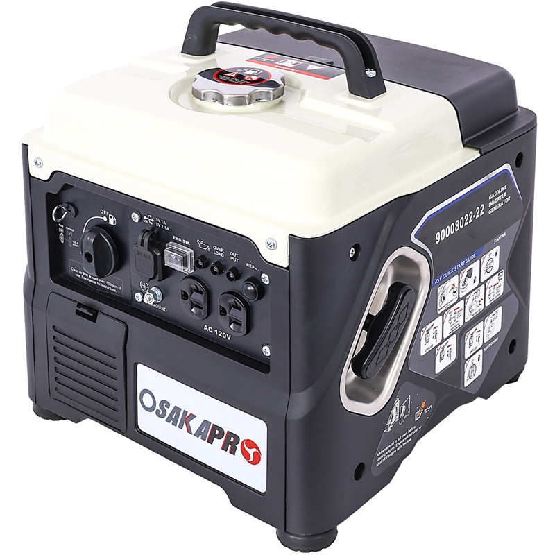 Ultra-Quiet 1200W Portable Inverter Generator for Home Backup and Camping