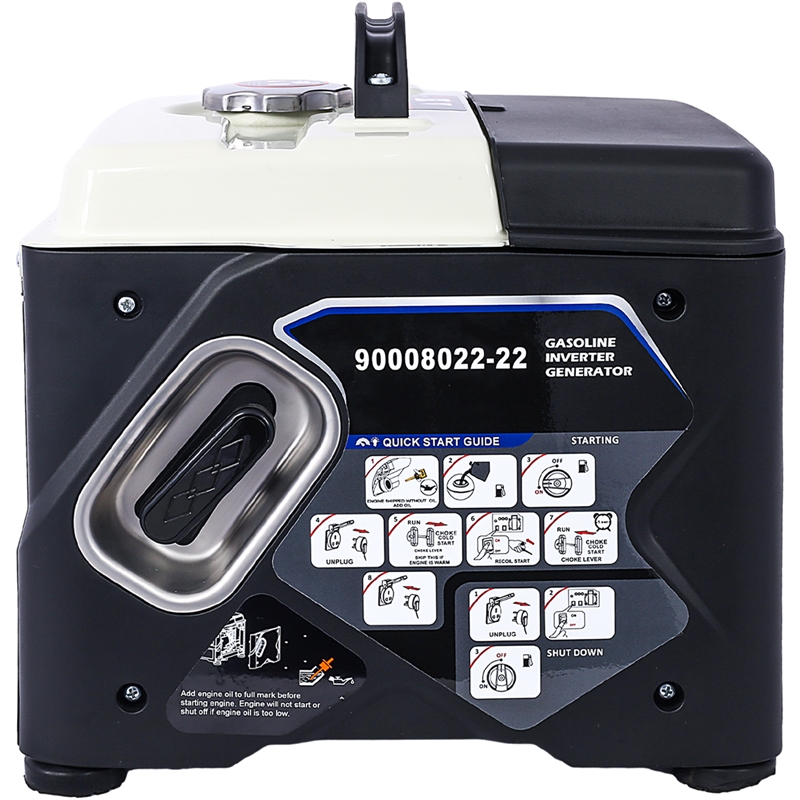 Ultra-Quiet 1200W Portable Inverter Generator for Home Backup and Camping